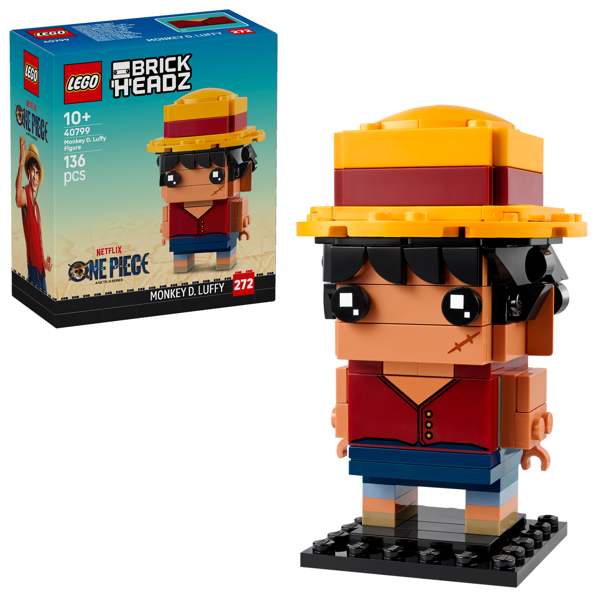 LEGO® BrickHeadz™ Monkey D. Luffy Figure