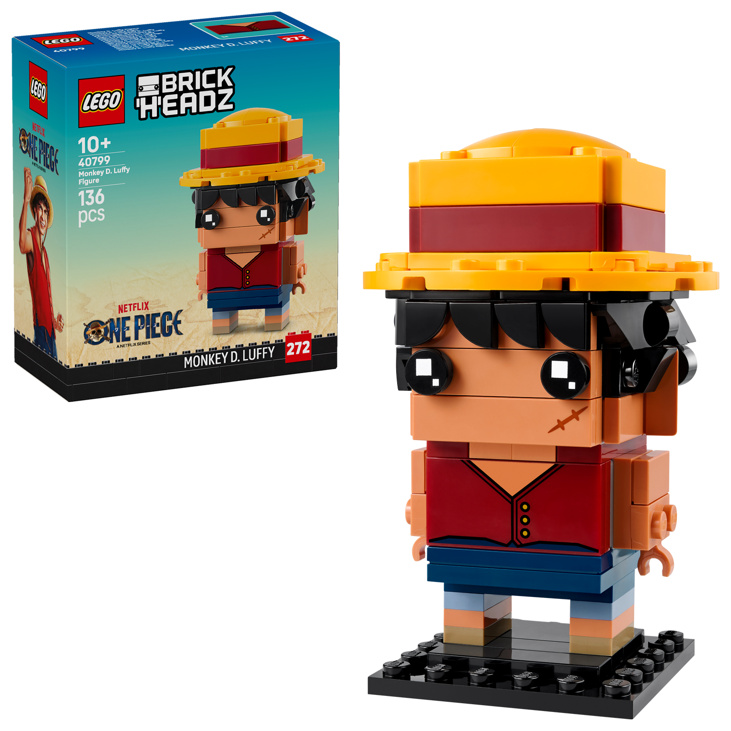 LEGO® BrickHeadz™ Monkey D. Luffy Figure