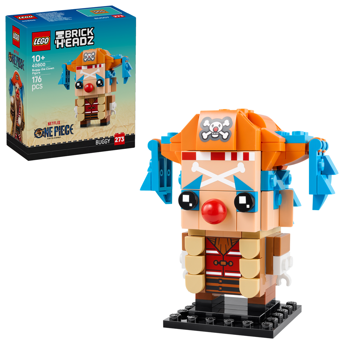 LEGO® BrickHeadz™ Buggy the Clown Figure