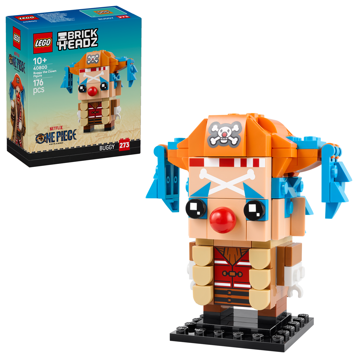 LEGO® BrickHeadz™ Buggy the Clown Figure