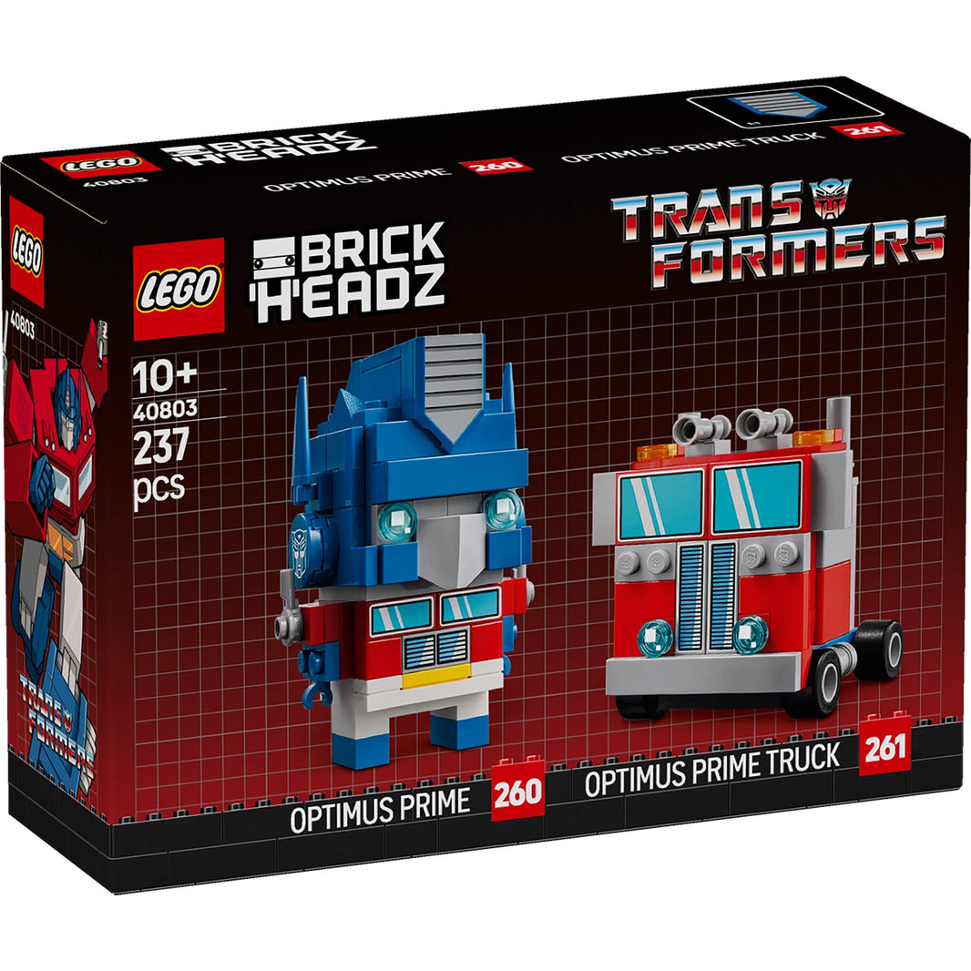 LEGO® BrickHeadz™ Transformers Optimus Prime Robot & Vehicle 40803