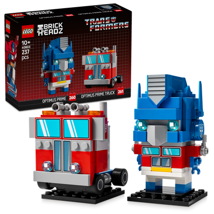 LEGO® BrickHeadz™ Transformers Optimus Prime Robot & Vehicle 40803
