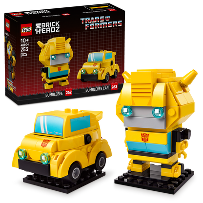 LEGO® BrickHeadz™ Transformers Bumblebee Robot & Vehicle 40804