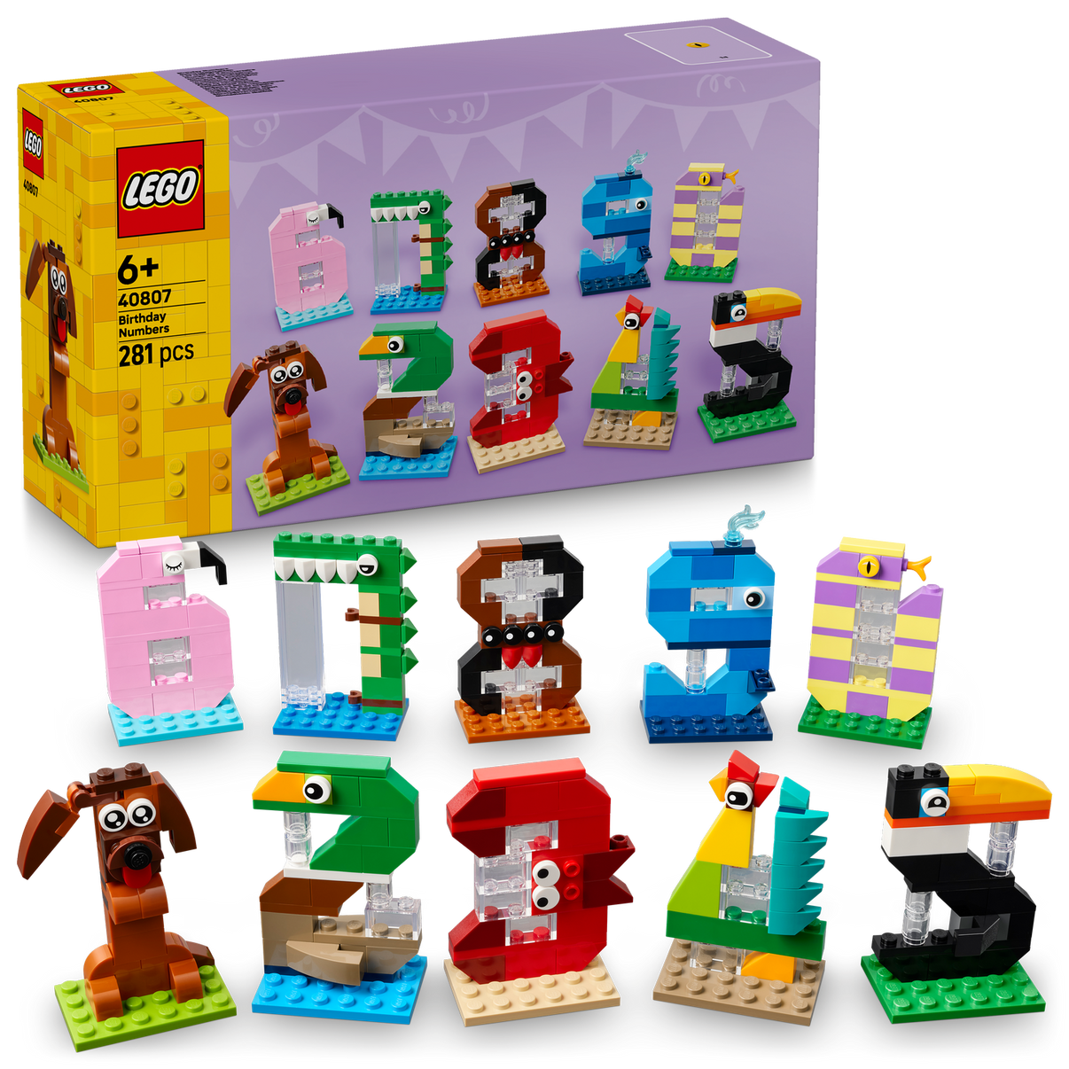 LEGO® Birthday Numbers