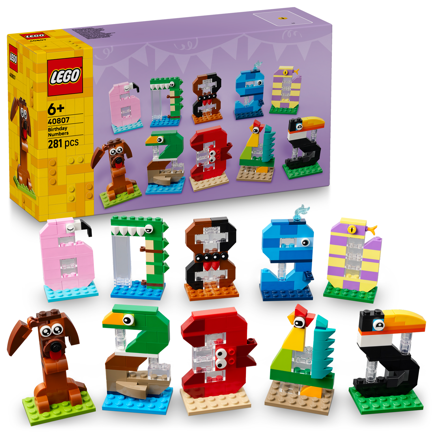 LEGO® Birthday Numbers