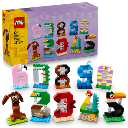 LEGO® Birthday Numbers