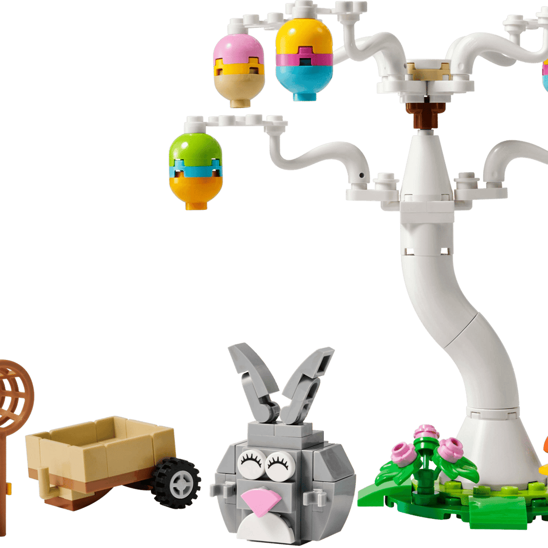 Easter Bunny and Chick Egg Hunt