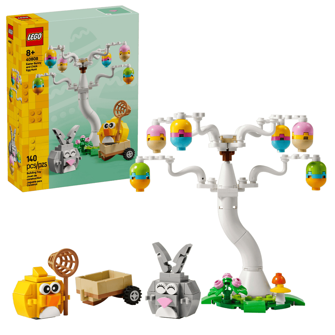 Easter Bunny and Chick Egg Hunt