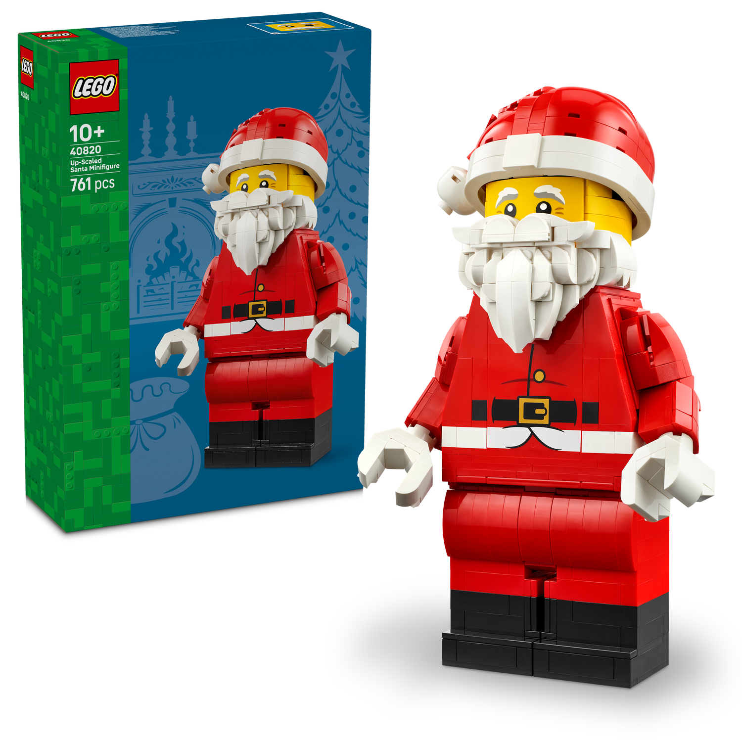 LEGO® Up-Scaled Santa Minifigure