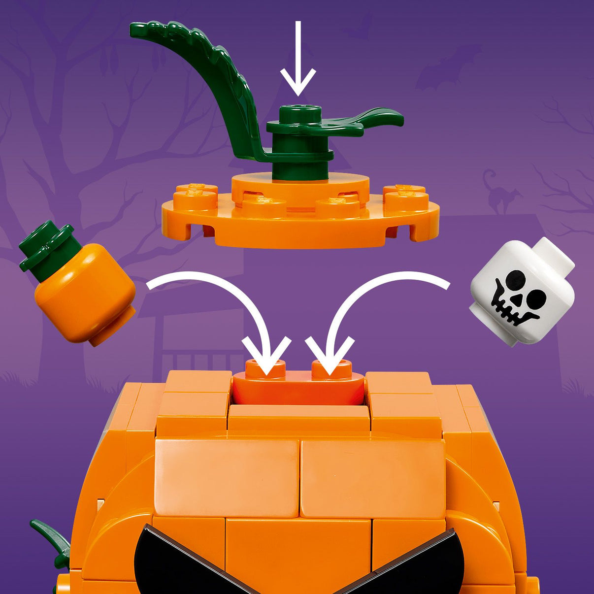 LEGO® Jack-O-Lantern Pickup Truck