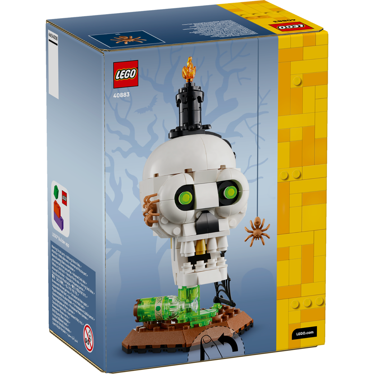 LEGO® Halloween Skull Candle