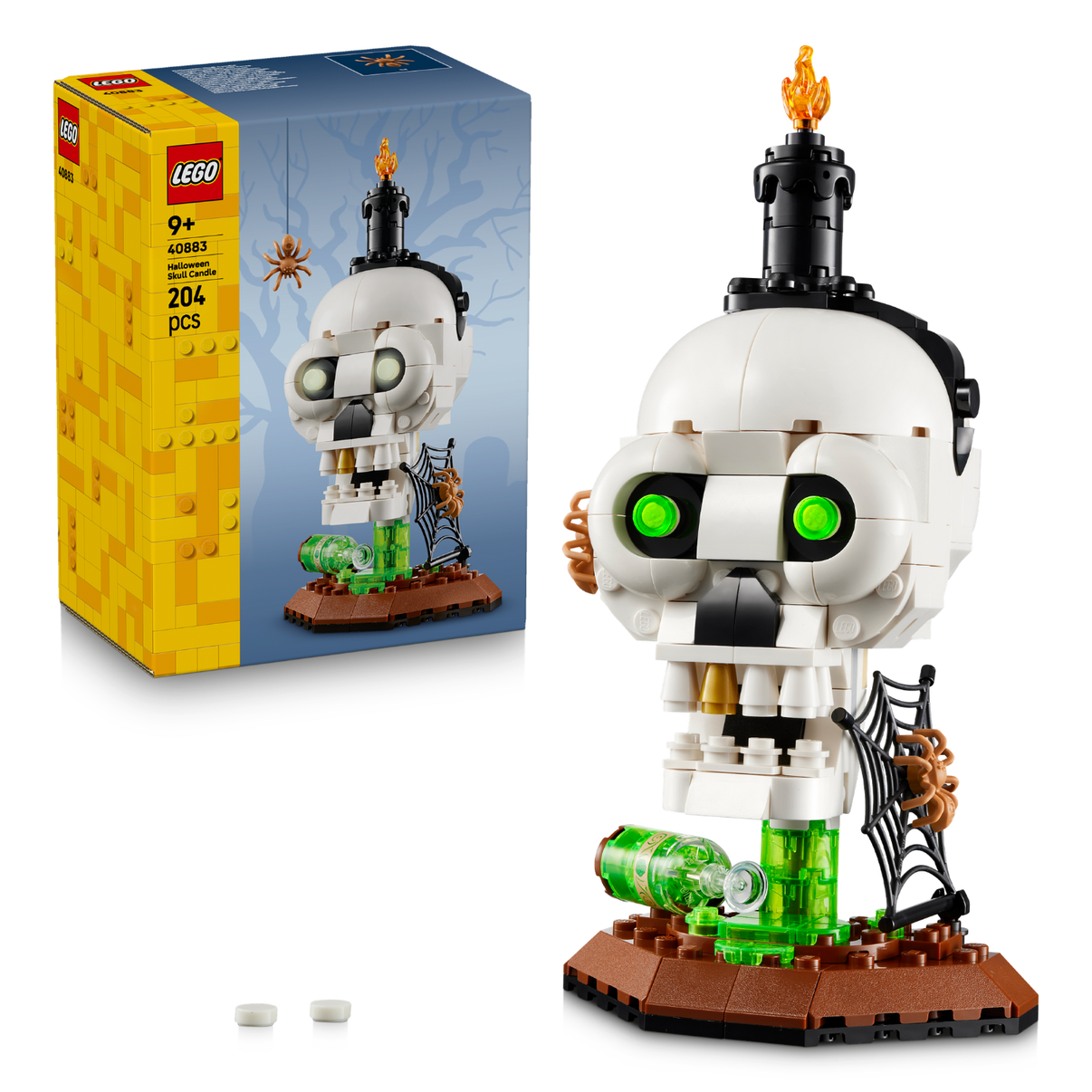 LEGO® Halloween Skull Candle