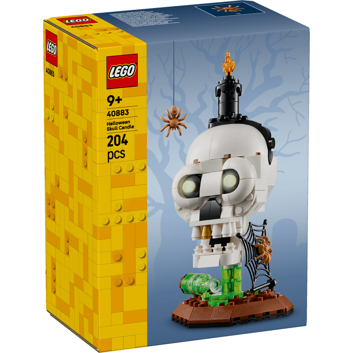 LEGO® Halloween Skull Candle