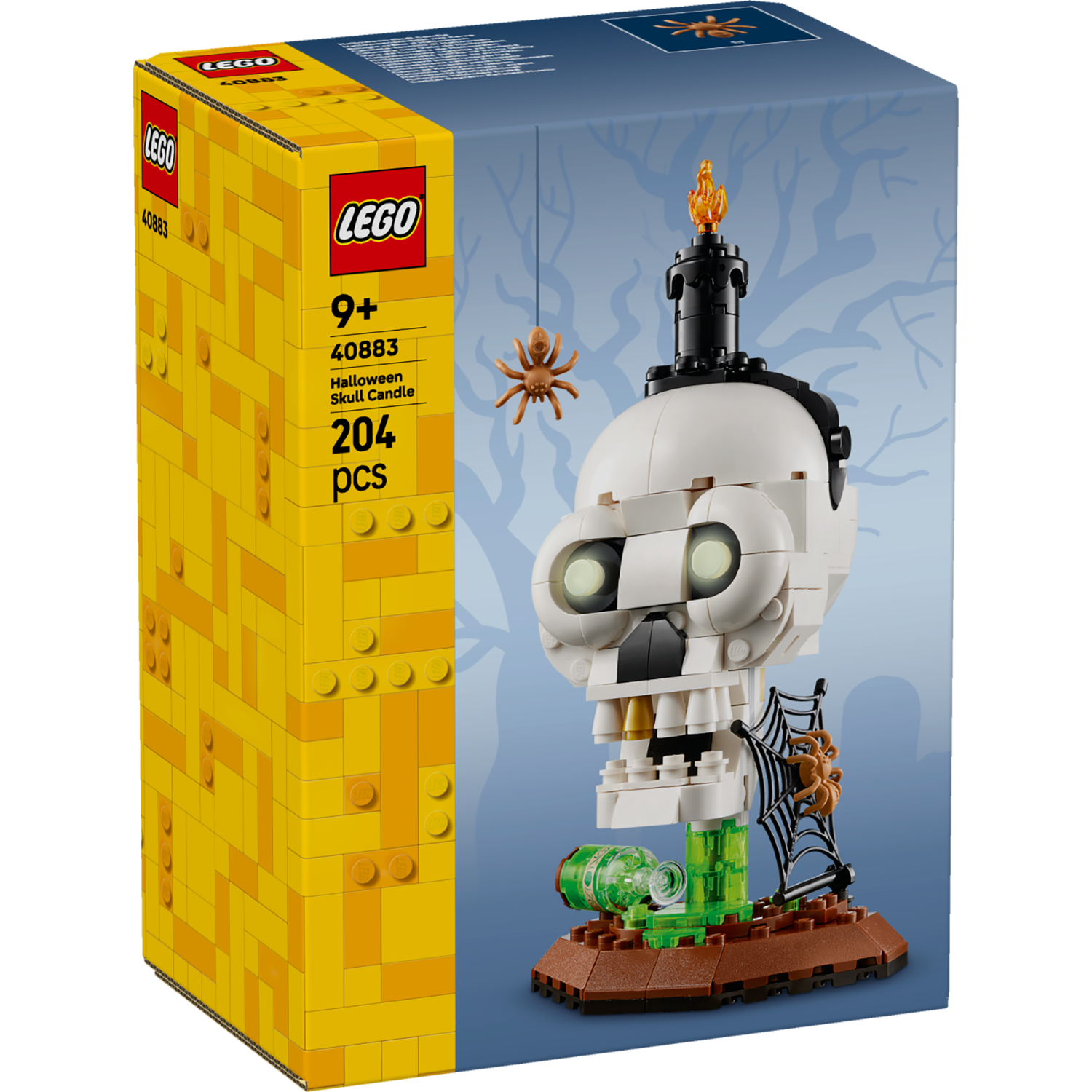 LEGO® Halloween Skull Candle