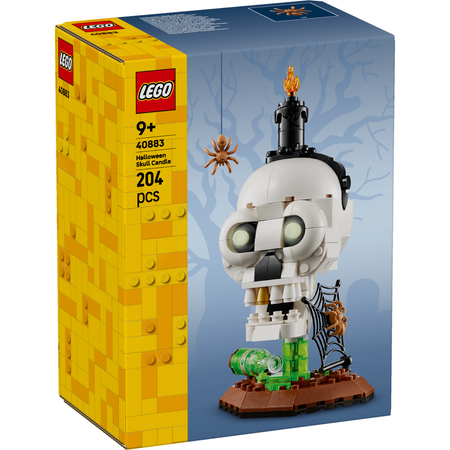 LEGO® Halloween Skull Candle