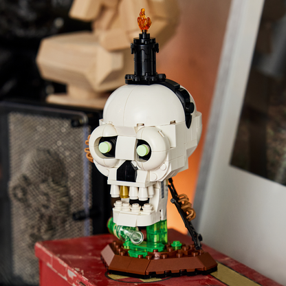 LEGO® Halloween Skull Candle
