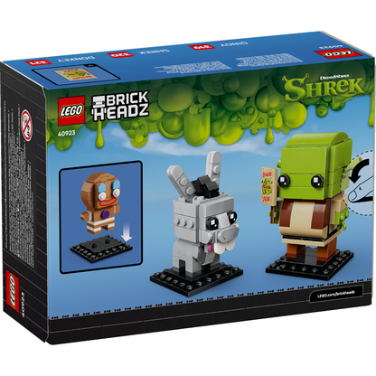 LEGO® BrickHeadz™ Shrek, Donkey & Gingy Figures