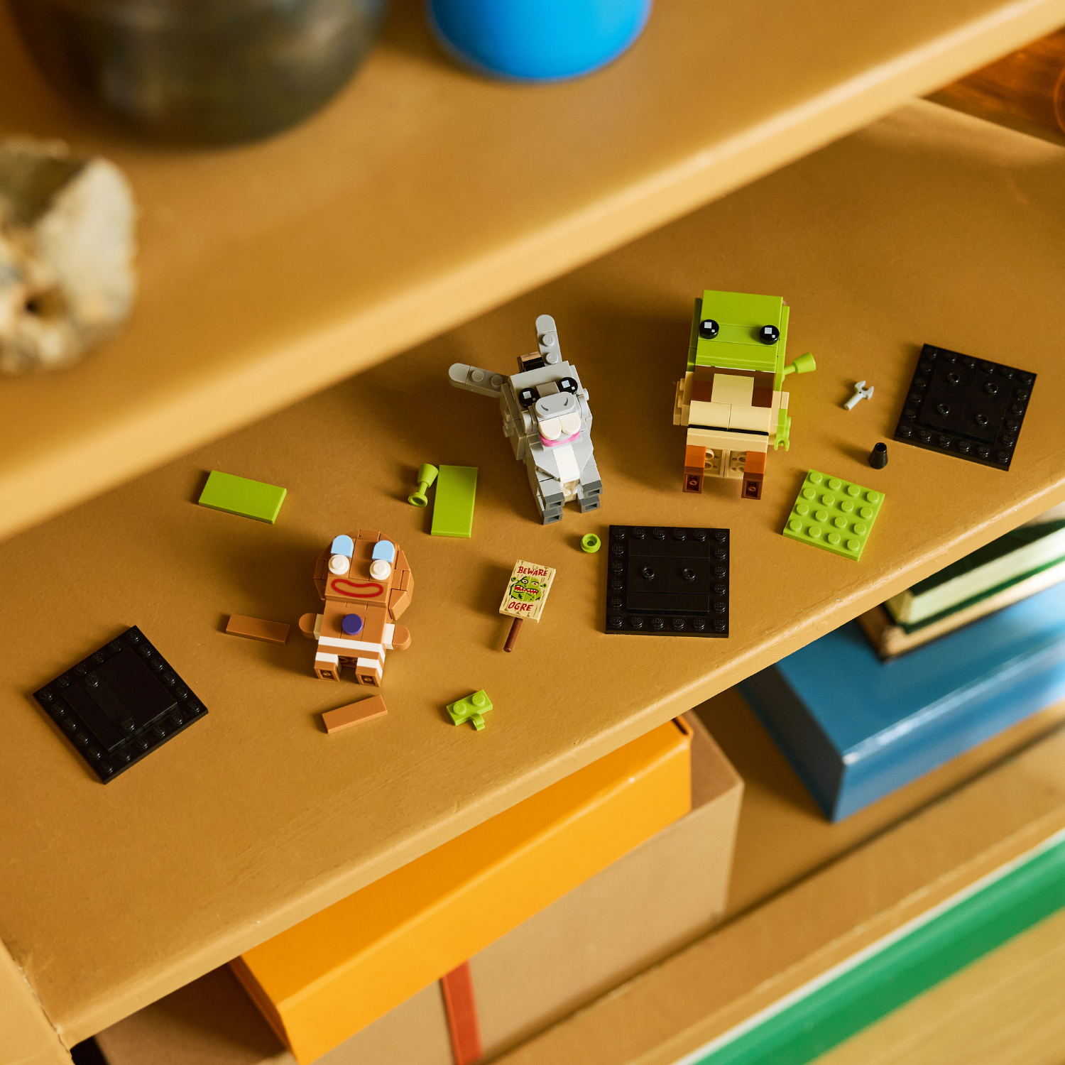 LEGO® BrickHeadz™ Shrek, Donkey & Gingy Figures
