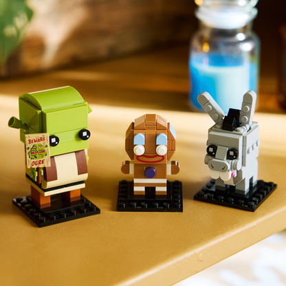 LEGO® BrickHeadz™ Shrek, Donkey & Gingy Figures