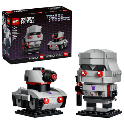 LEGO® BrickHeadz™ Transformers Megatron Robot & Vehicle