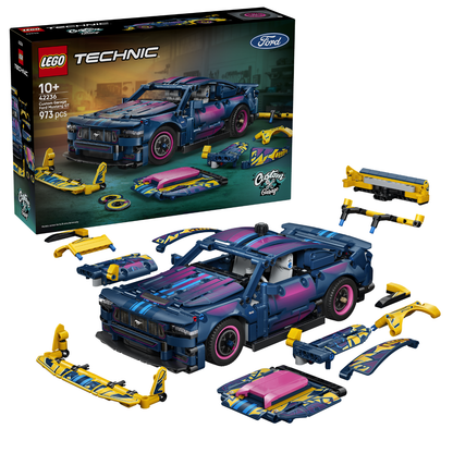 LEGO® Technic Custom Garage Ford Mustang GT Car