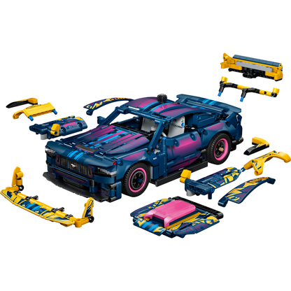 LEGO® Technic Custom Garage Ford Mustang GT Car