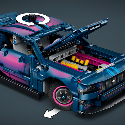LEGO® Technic Custom Garage Ford Mustang GT Car