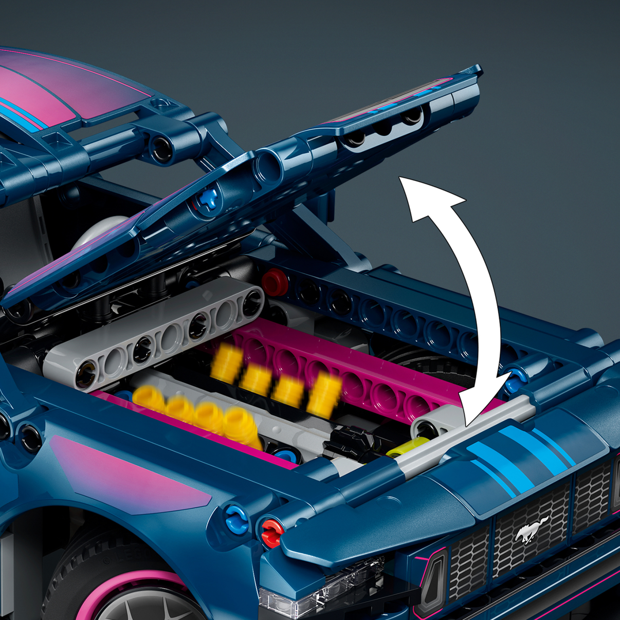 LEGO® Technic Custom Garage Ford Mustang GT Car