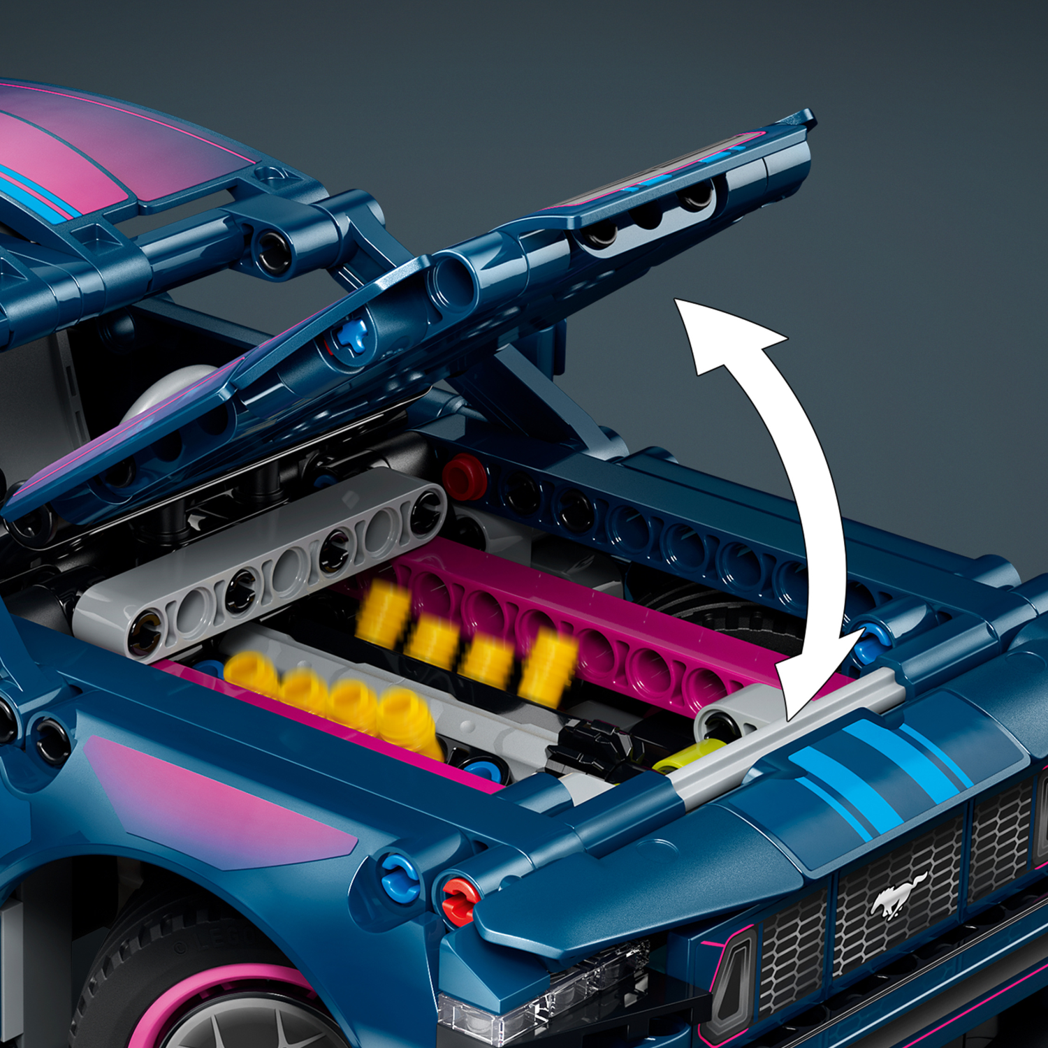 LEGO® Technic Custom Garage Ford Mustang GT Car