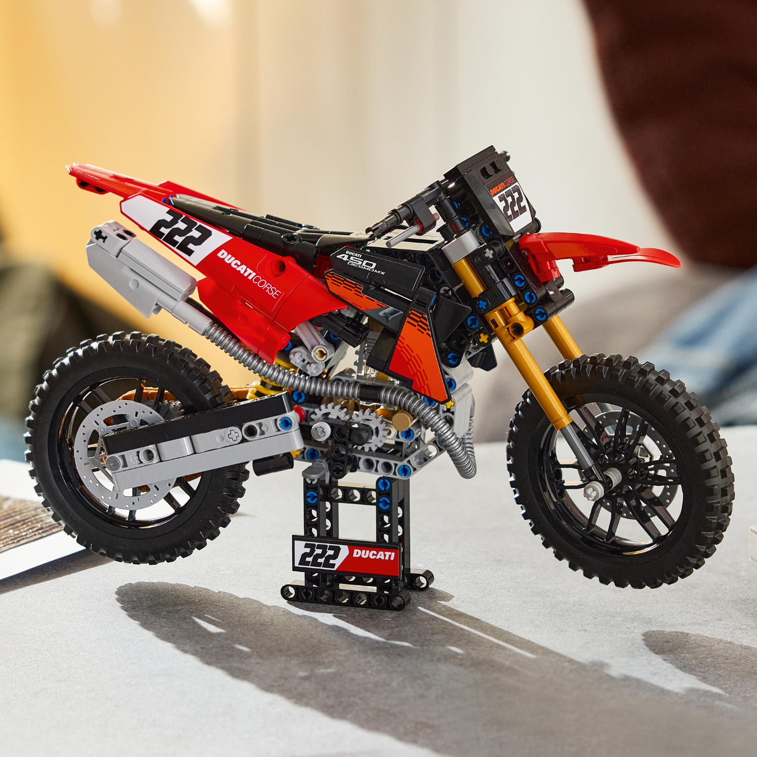 LEGO® Technic Ducati Desmo450 MX Factory Motorcycle
