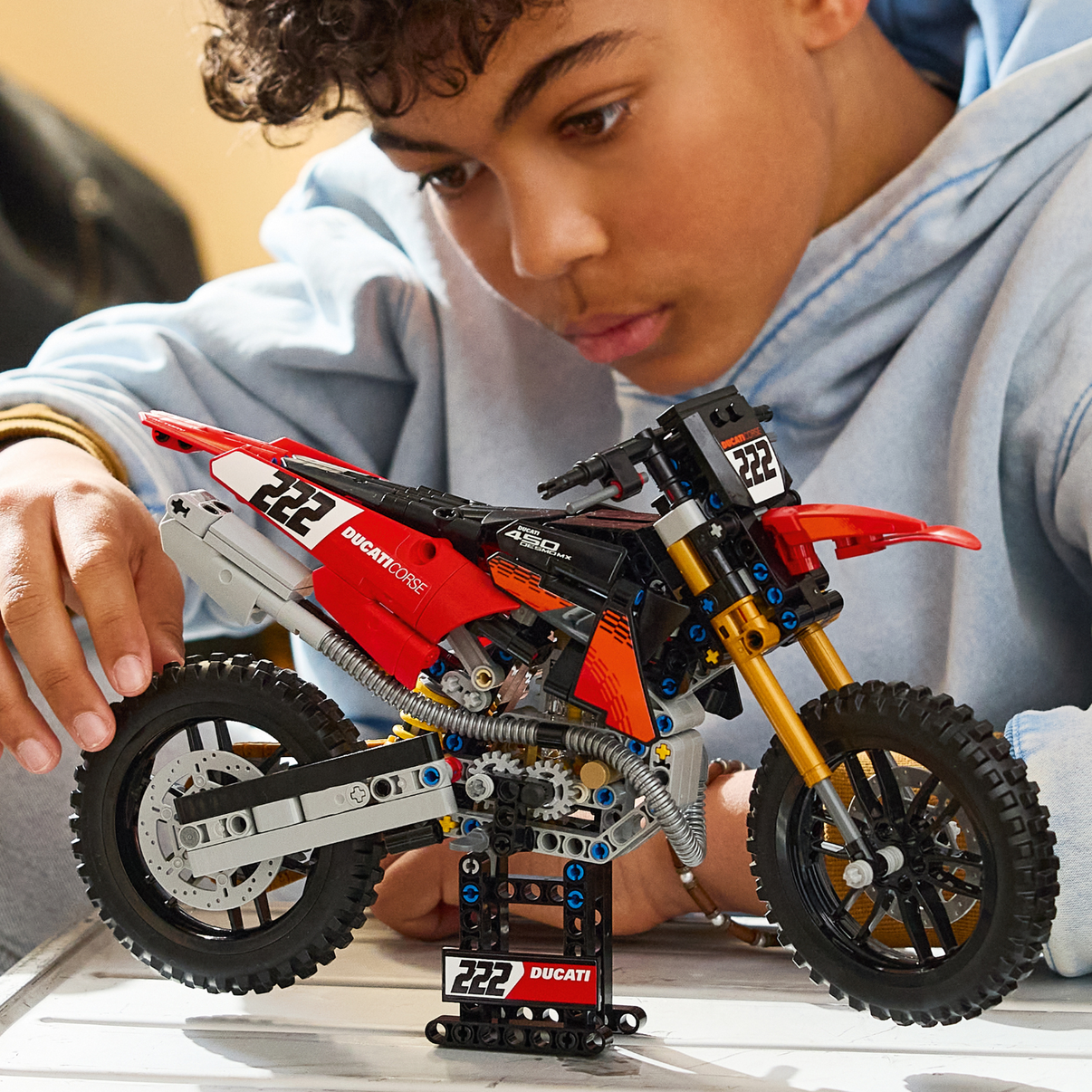 LEGO® Technic Ducati Desmo450 MX Factory Motorcycle