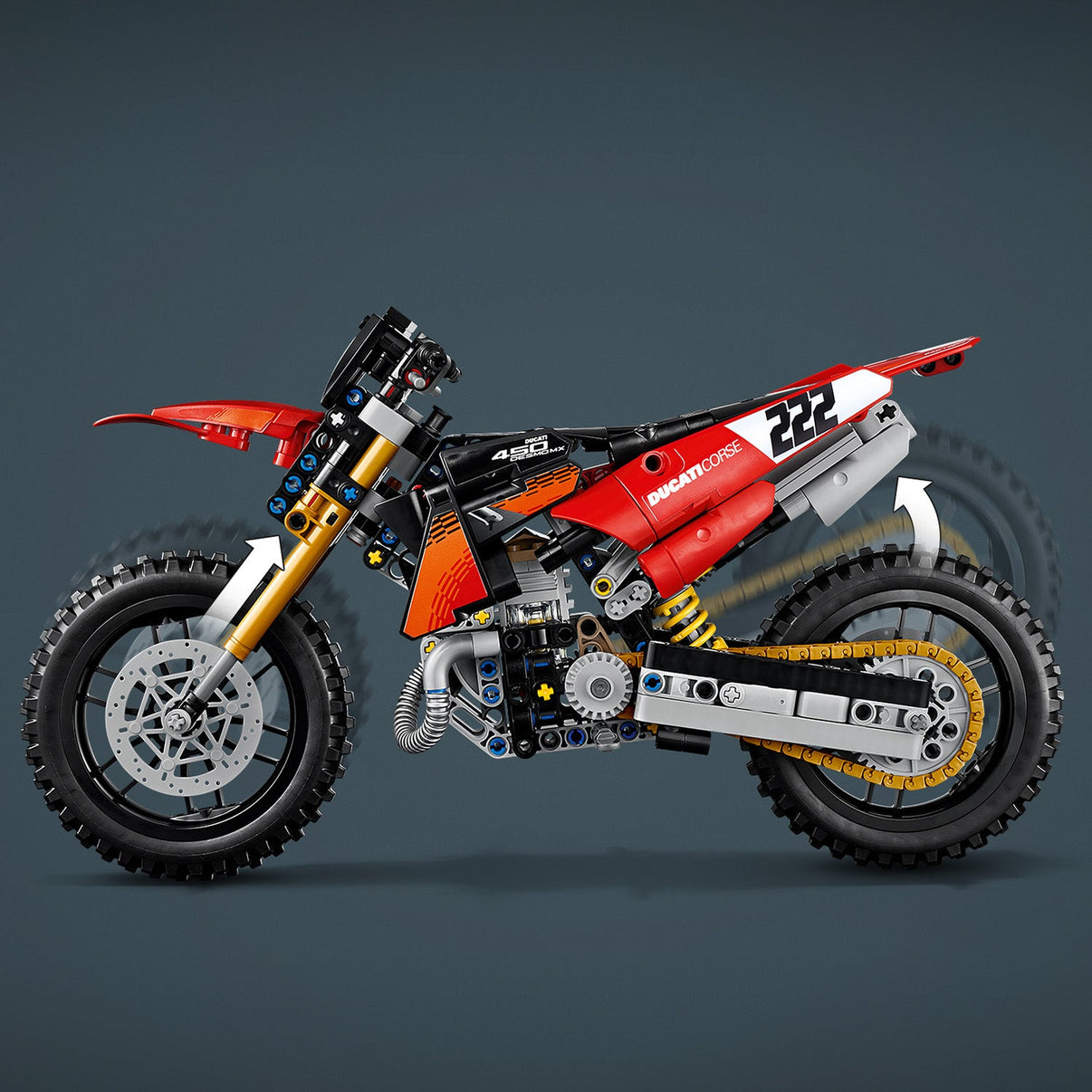 LEGO® Technic Ducati Desmo450 MX Factory Motorcycle