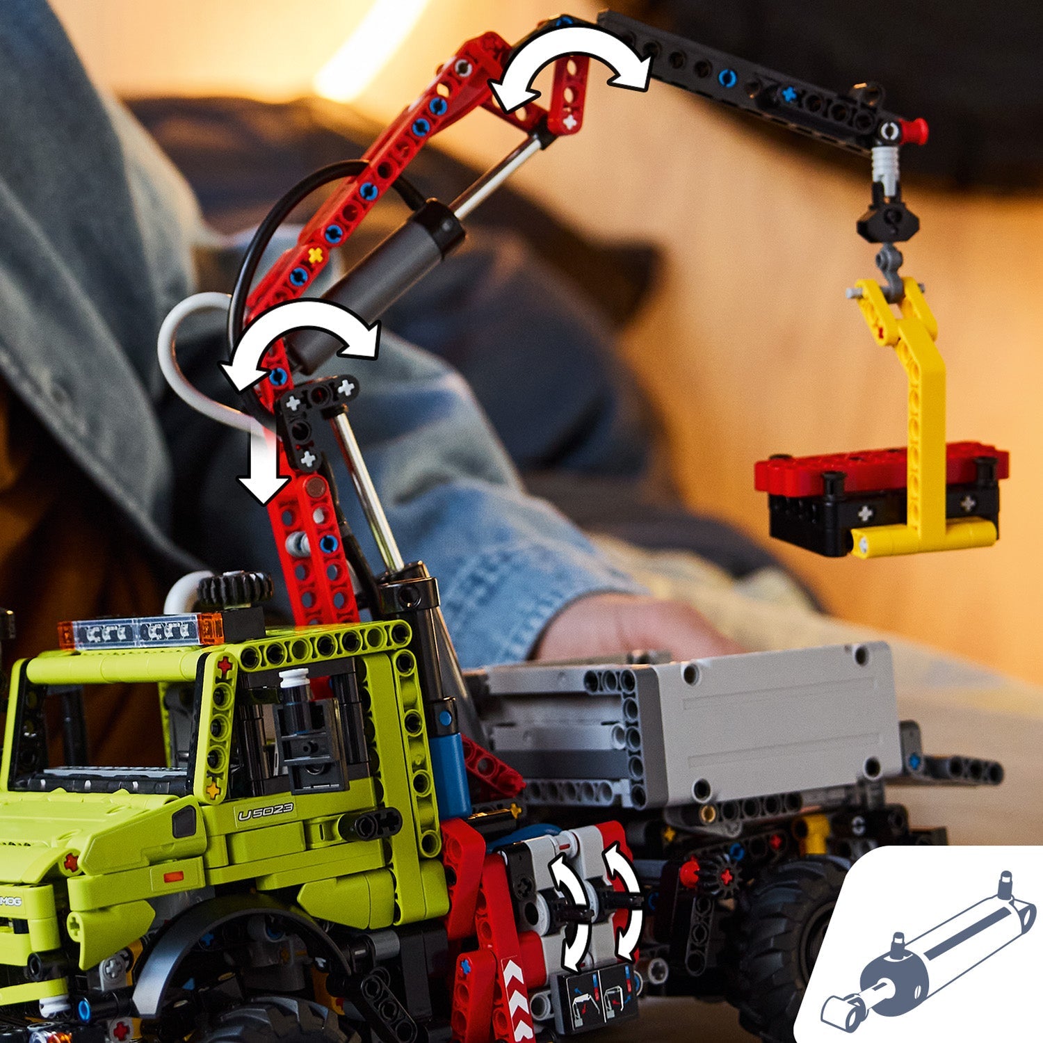 LEGO® Technic Mercedes-Benz Unimog U 5023 with Crane