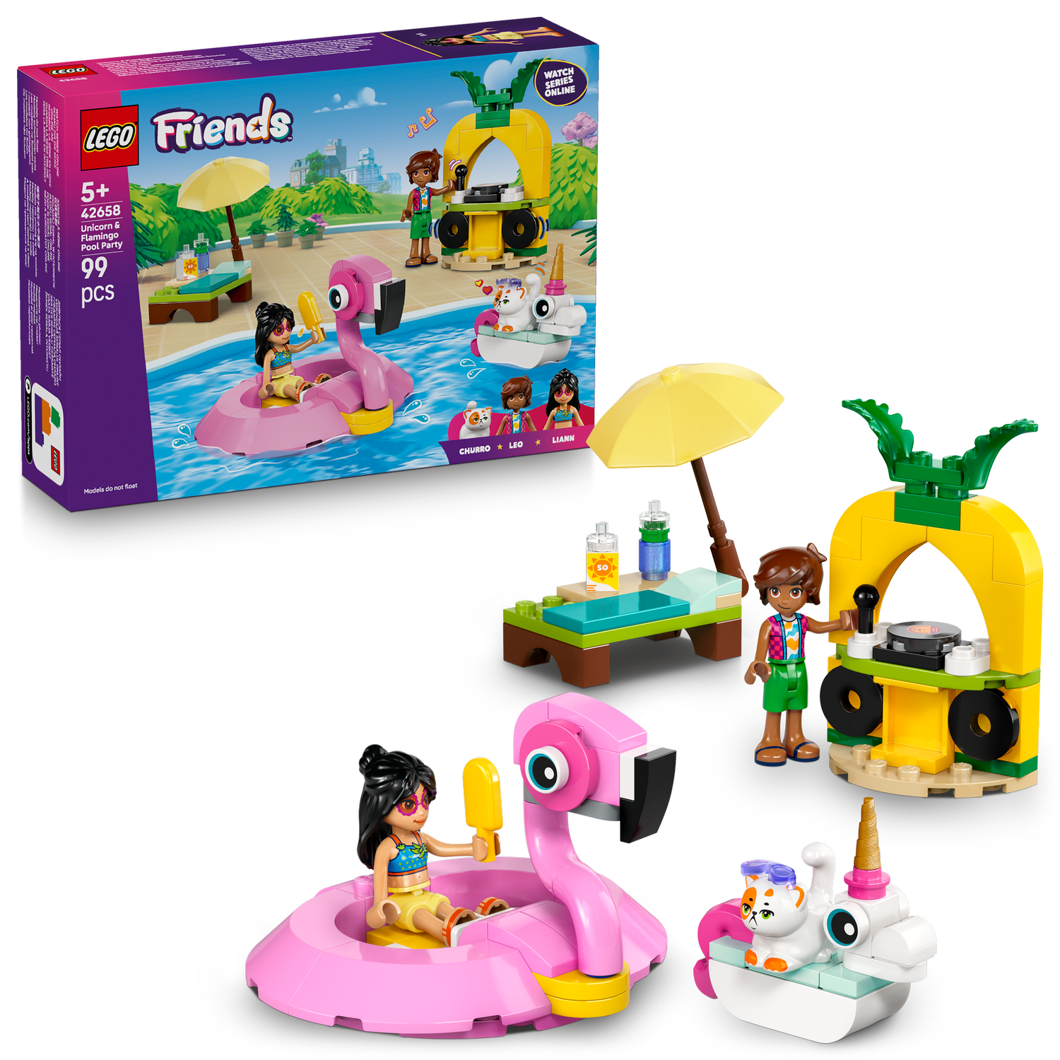 LEGO® Friends™ Unicorn & Flamingo Pool Party