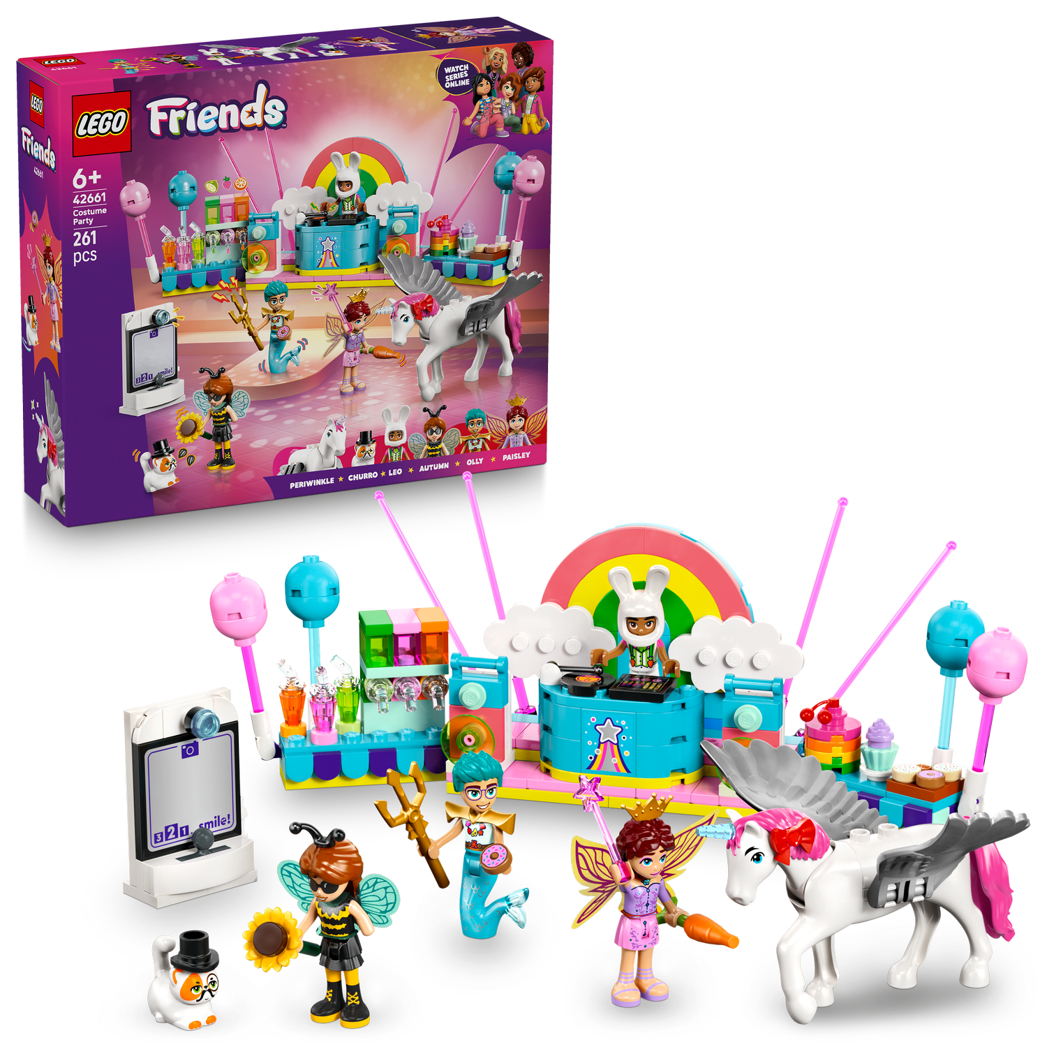 LEGO® Friends™ Costume Party with Unicorn & Fairy