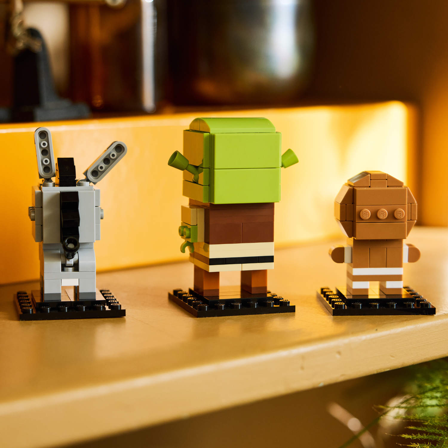 LEGO® BrickHeadz™ Shrek, Donkey & Gingy Figures