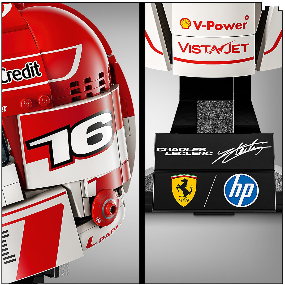 LEGO® Editions Scuderia Ferrari HP Charles Leclerc Helmet