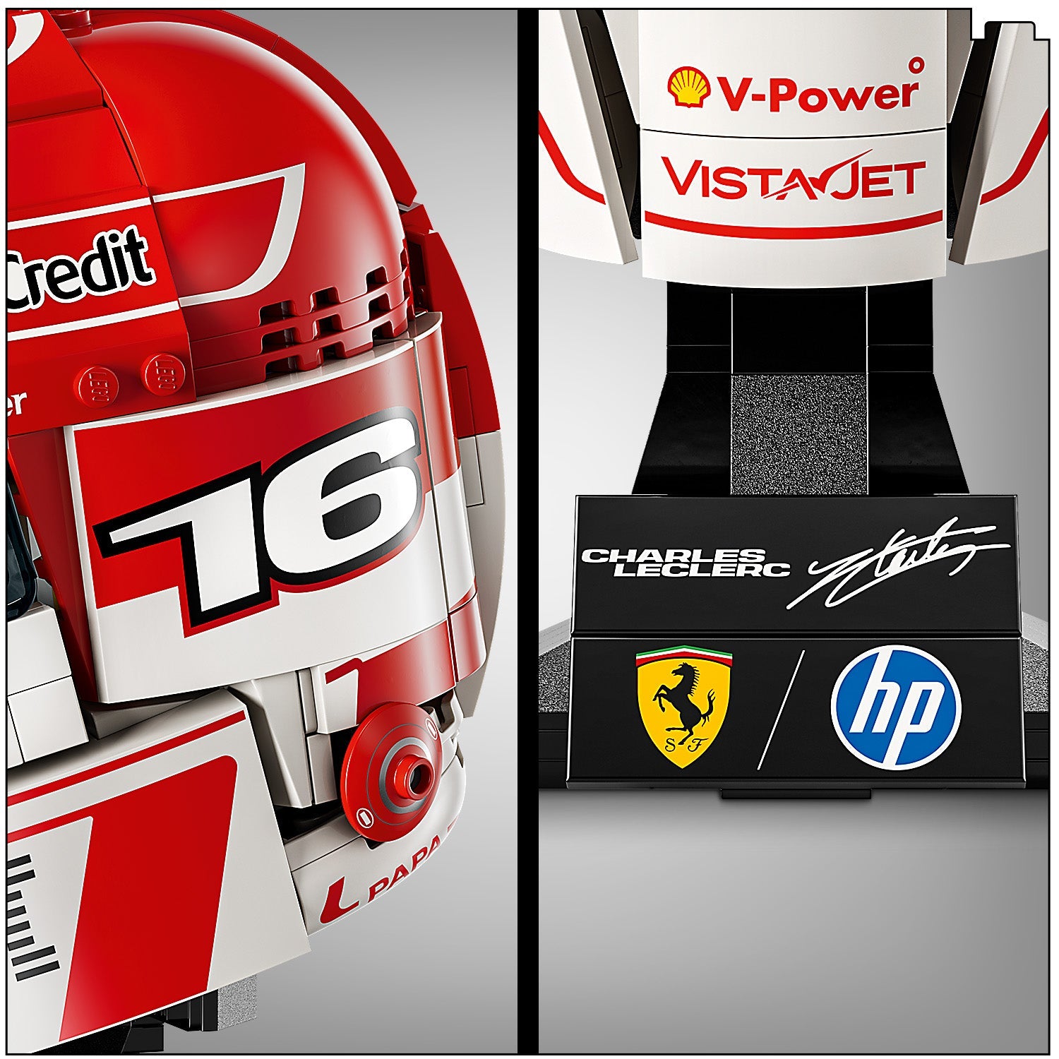 LEGO® Editions Scuderia Ferrari HP Charles Leclerc Helmet
