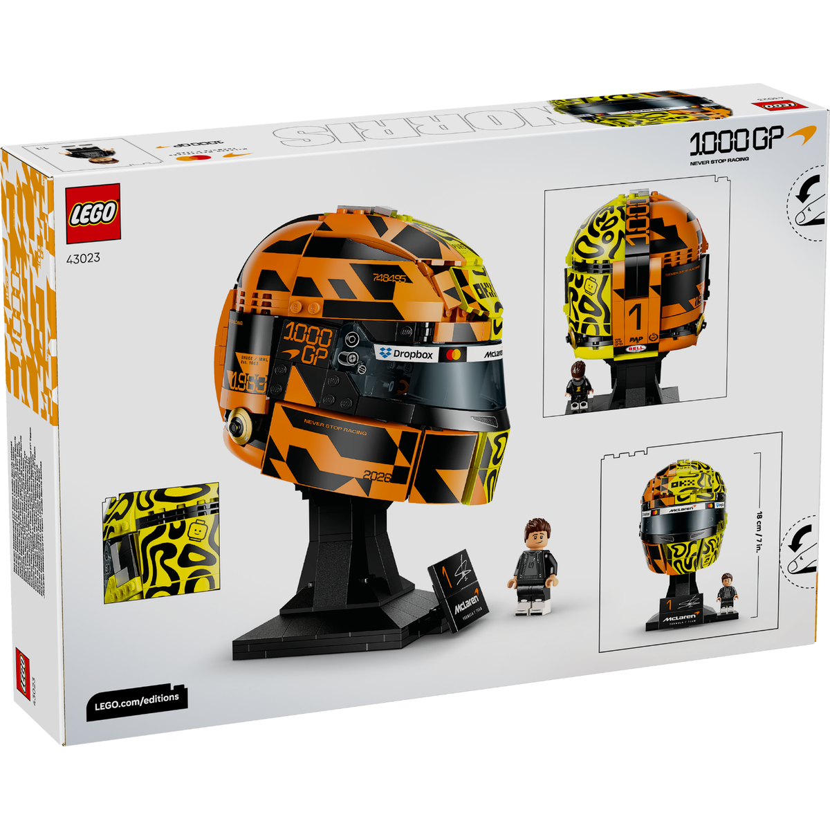 LEGO® Editions McLaren Mastercard F1® Team Lando Norris Helmet