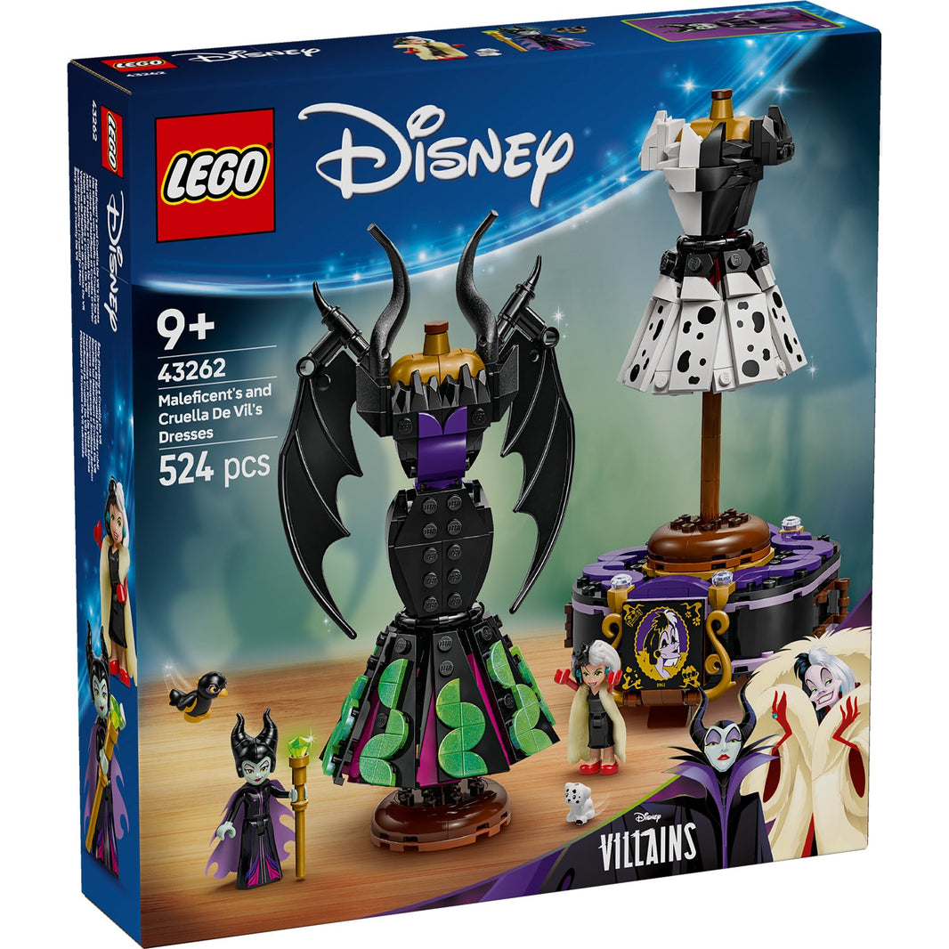 LEGO 43262 Disney™ Villains Maleficent’s and Cruella De Vil’s Dresses