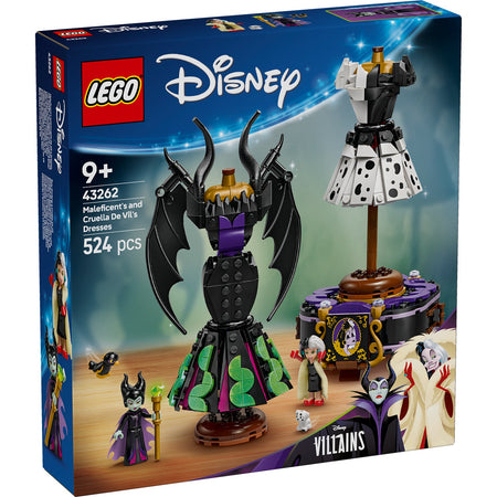 LEGO 43262 Disney™ Villains Maleficent’s and Cruella De Vil’s Dresses