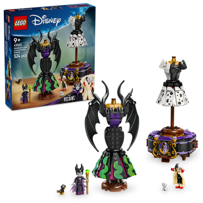 LEGO 43262 Disney™ Villains Maleficent’s and Cruella De Vil’s Dresses