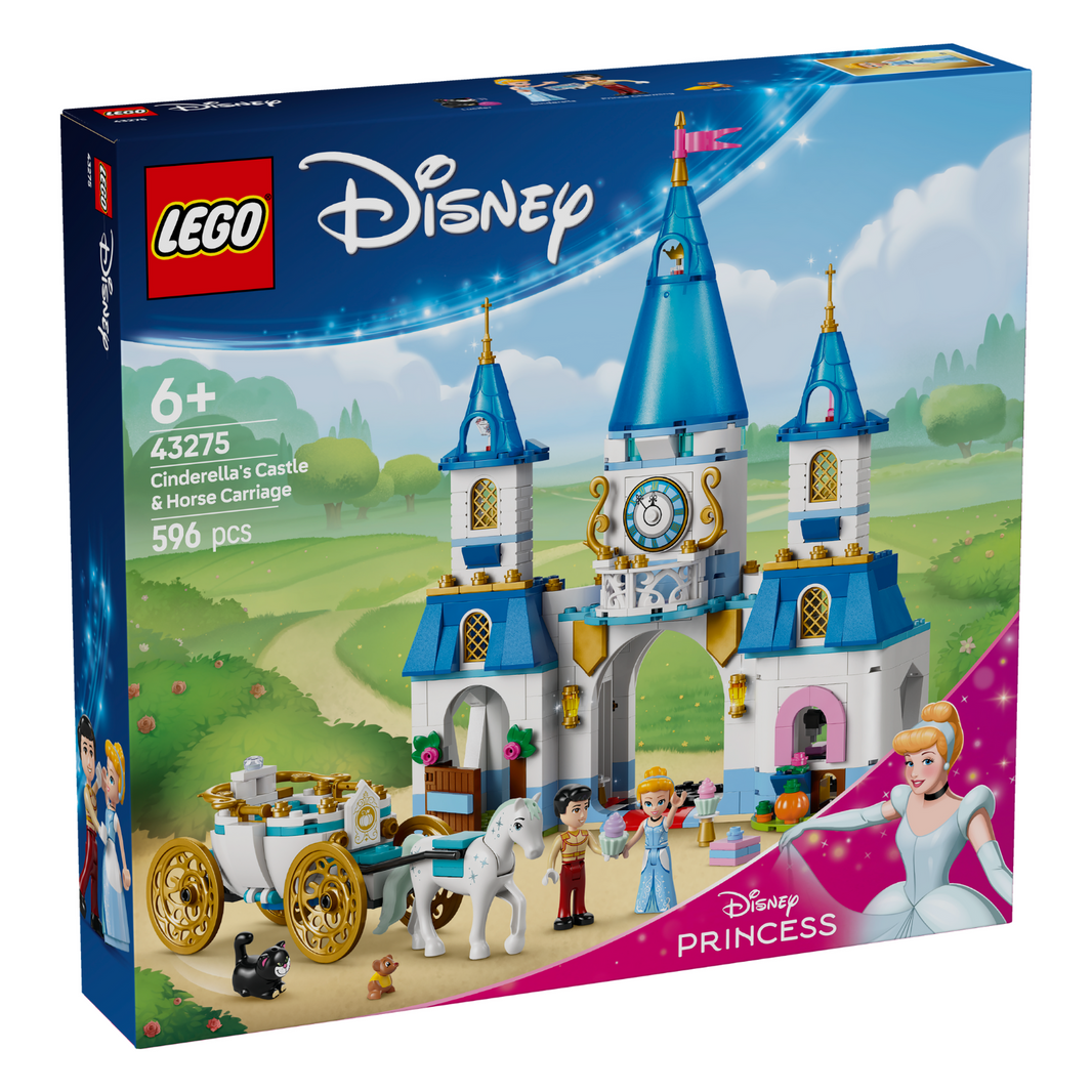 LEGO 43275 Disney™ Cinderella’s Castle & Horse Carriage