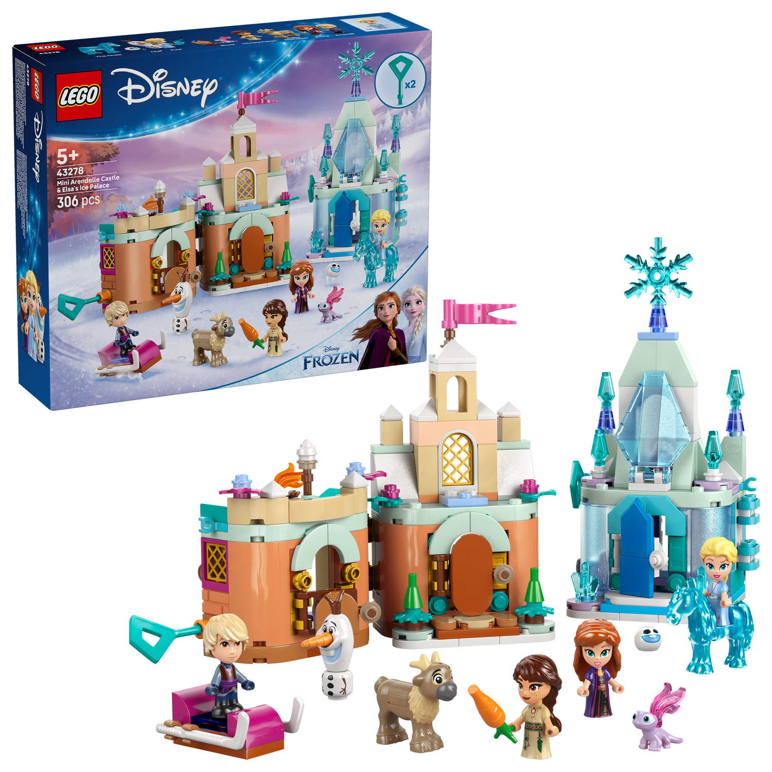 LEGO® Disney™ Mini Arendelle Castle & Elsa's Ice Palace