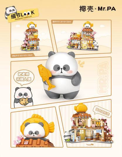 Coconut x Mr.PA Taiyaki Panda Shop(Set 7201)