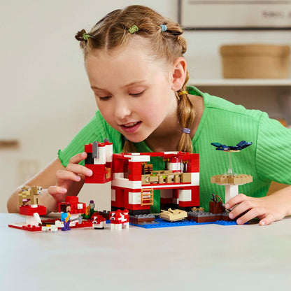 LEGO® 21270 Minecraft® The Mooshroom House