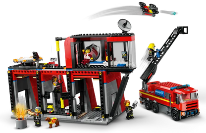 LEGO  60414 City Fire Station with Fire Truck