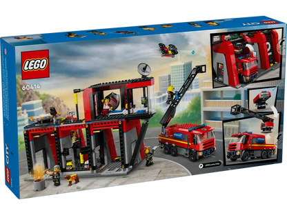 LEGO  60414 City Fire Station with Fire Truck