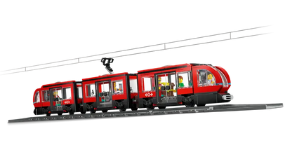 LEGO 60423 City Downtown Streetcar and Station