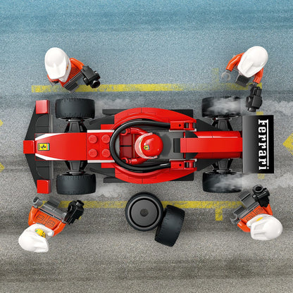 LEGO 60443 City F1® Pit Stop & Pit Crew with Ferrari Car